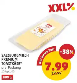 PENNY Salzburgmilch premium toastkäse Angebot