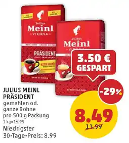 PENNY Julius meinl präsident Angebot
