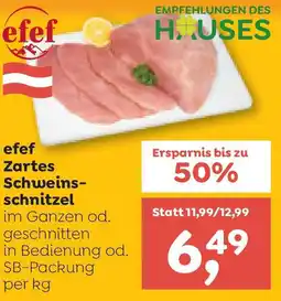 ADEG efef Zartes Schweinsschnitzel Angebot
