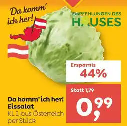 ADEG Da komm'ich her! Eissalat Angebot
