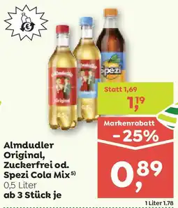 ADEG Almdudler Original, Zuckerfrei od. Spezi Cola Mix Angebot