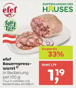 ADEG efef Bauernpresswurst Angebot
