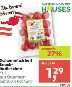 ADEG Da komm'ich her! Snack Radieschen Angebot
