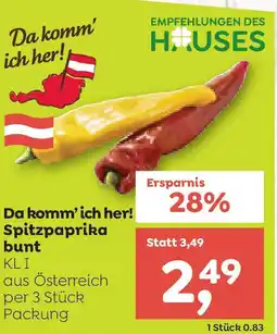 ADEG Da komm'ich her! Spitzpaprika bunt Angebot