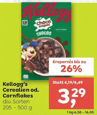 ADEG Kellogg's Cerealien od. Cornflakes Angebot