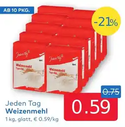 T&G Jeden Tag Weizenmehl Angebot