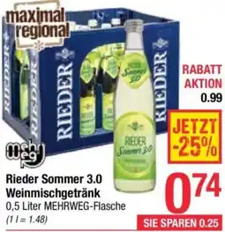 Maximarkt Rieder Sommer 3.0 Weinmischgetränk Angebot