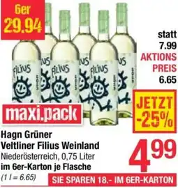 Maximarkt Hagn Grüner Veltliner Filius Weinland Angebot