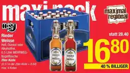 Maximarkt Rieder Weisse Angebot