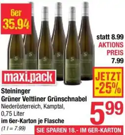 Maximarkt Steininger Grüner Veltliner Grünschnabel Angebot