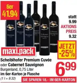Maximarkt Scheiblhofer Premium Cuvée oder Cabernet Sauvignon Angebot