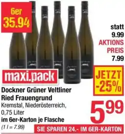 Maximarkt Dockner Grüner Veltliner Ried Frauengrund Angebot