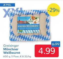 T&G Greisinger Münchner Weißwurst Angebot
