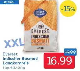 T&G Everest Indischer Basmati Langkornreis Angebot