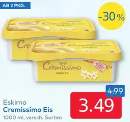 T&G Eskimo Cremissimo Eis Angebot