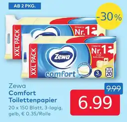 T&G Zewa Comfort Toilettenpapier Angebot