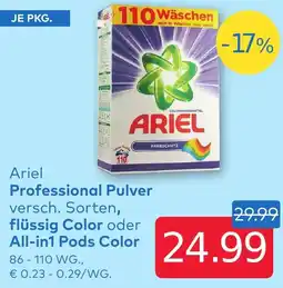 T&G Ariel Professional Pulver versch. Sorten, flüssig Color oder All-in1 Pods Color Angebot