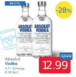 T&G Absolut Vodka Angebot