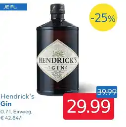 T&G Hendrick's Angebot