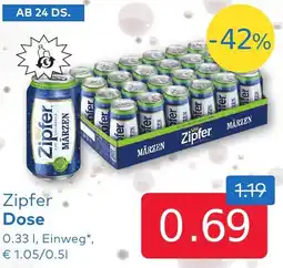 T&G Zipfer Dose Angebot