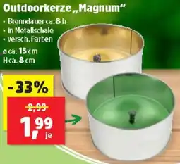 Thomas Philipps Outdoorkerze Magnum Angebot