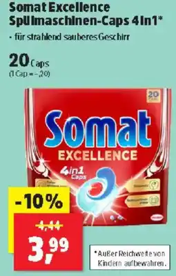 Thomas Philipps Somat Excellence Spülmaschinen-Caps 4 In1 Angebot