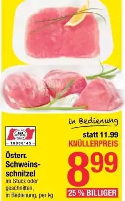 Maximarkt Österr. Schweins- schnitzel Angebot