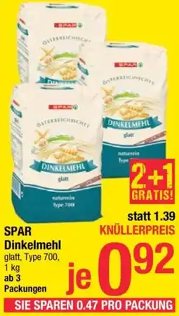 Maximarkt SPAR Dinkelmehl Angebot