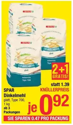 Maximarkt Spar dinkelmehl Angebot