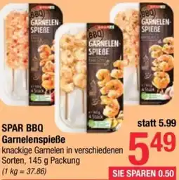 Maximarkt SPAR BBQ Garnelenspieße Angebot