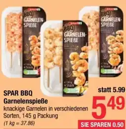 Maximarkt SPAR BBQ Garnelenspieße Angebot