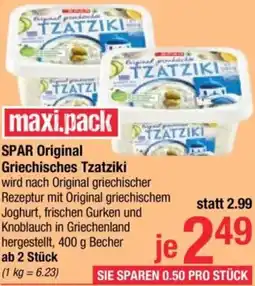 Maximarkt SPAR Original Griechisches Tzatziki Angebot