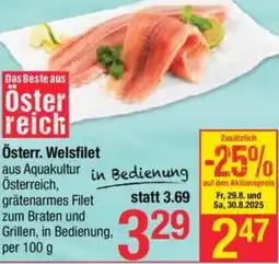 Maximarkt Österr Welsfilet Angebot