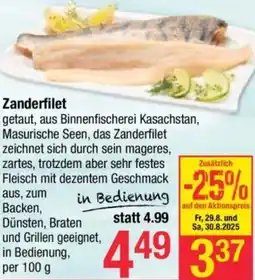 Maximarkt Zanderfilet Angebot