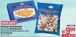 Maximarkt Stritzinger Garnelenspieße glasiert oder Riesengarnelen Angebot