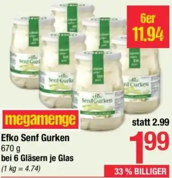 Maximarkt Efko Senf Gurken Angebot