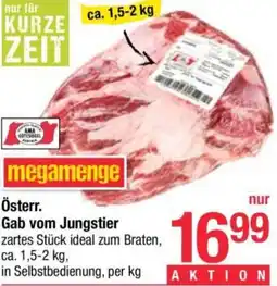 Maximarkt Österr Gab vom Jungstier Angebot