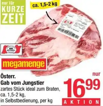 Maximarkt Österr Gab vom Jungstier Angebot