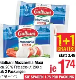 Maximarkt Galbani Mozzarella Maxi Angebot