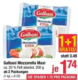 Maximarkt Galbani Mozzarella Maxi Angebot
