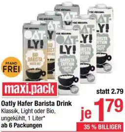 Maximarkt Oatly Hafer Barista Drink Angebot