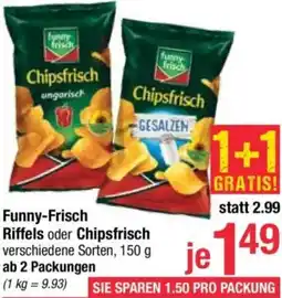Maximarkt Funny Frisch Riffels oder Chipsfrisch Angebot