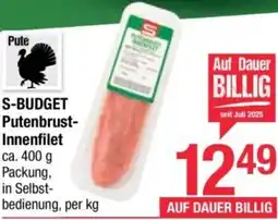 Maximarkt S-BUDGET Putenbrust- Innenfilet Angebot