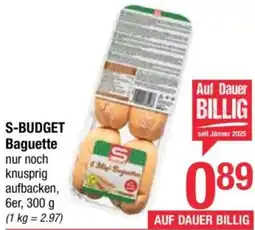 Maximarkt S-BUDGET Baguette Angebot