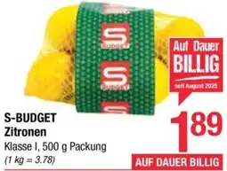 Maximarkt S-BUDGET Zitronen Angebot