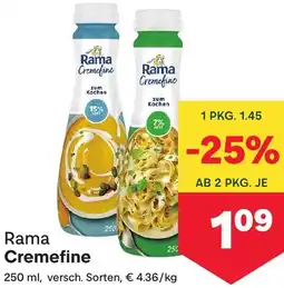 MPreis Rama Cremefine Angebot
