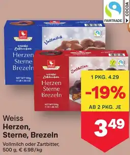 MPreis Weiss Herzen, Sterne, Brezeln Angebot