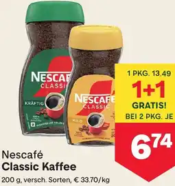 MPreis Nescafé Classic Kaffee Angebot