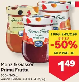 MPreis Menz & Gasser Prima Frutta Angebot