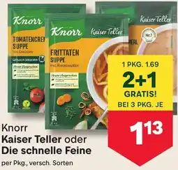 MPreis Knorr Kaiser Teller oder Die schnelle Feine Angebot